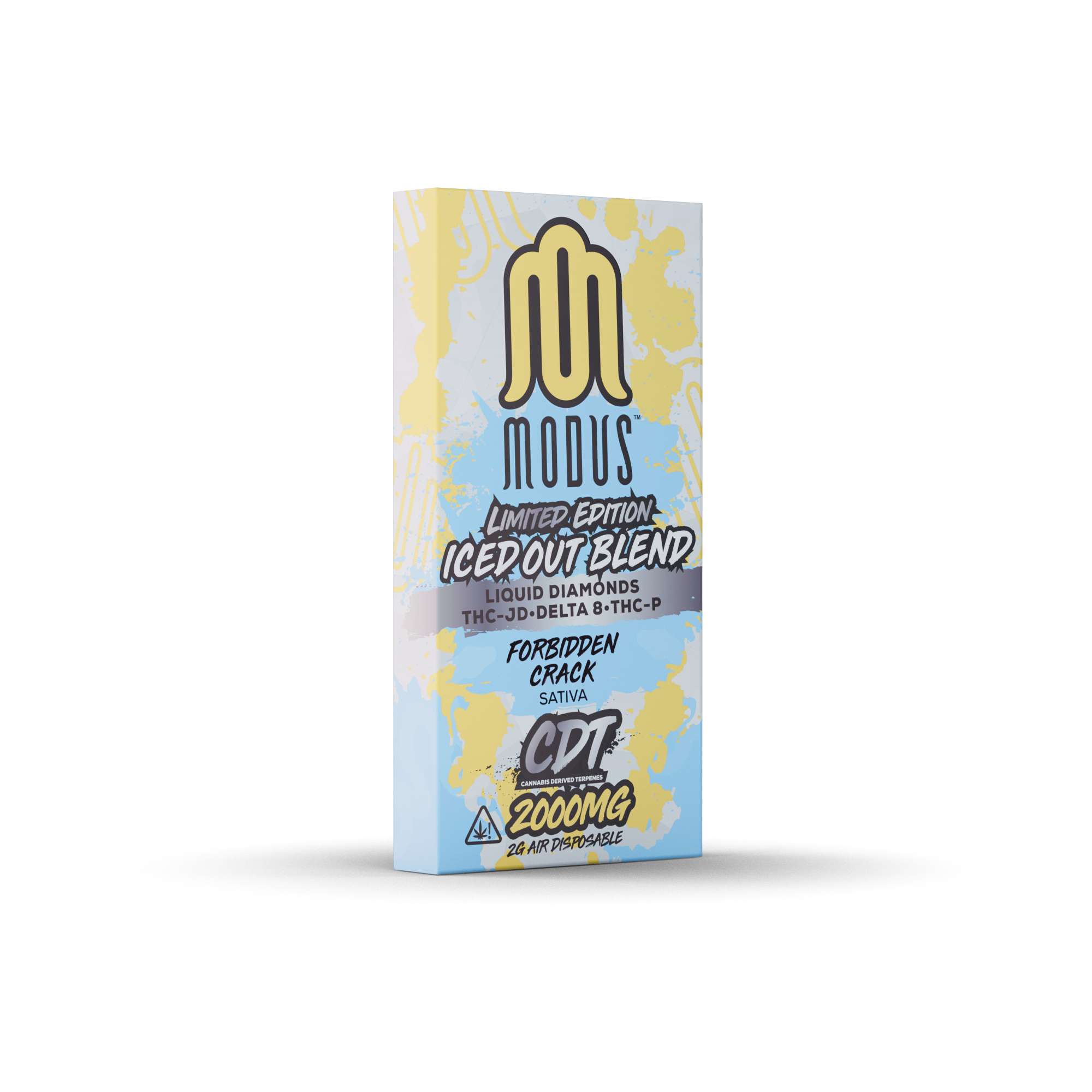 MODUS - Iced out Blend Air (THC-A Liquid Diamond + THC-JD + D8 + THCP) - Hemp Disposable (2g x 5) - MK Distro