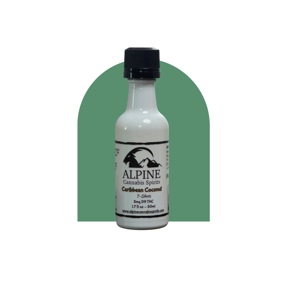 Alpine Caribbean Coconut 10mg THC delta 9 shot 2oz