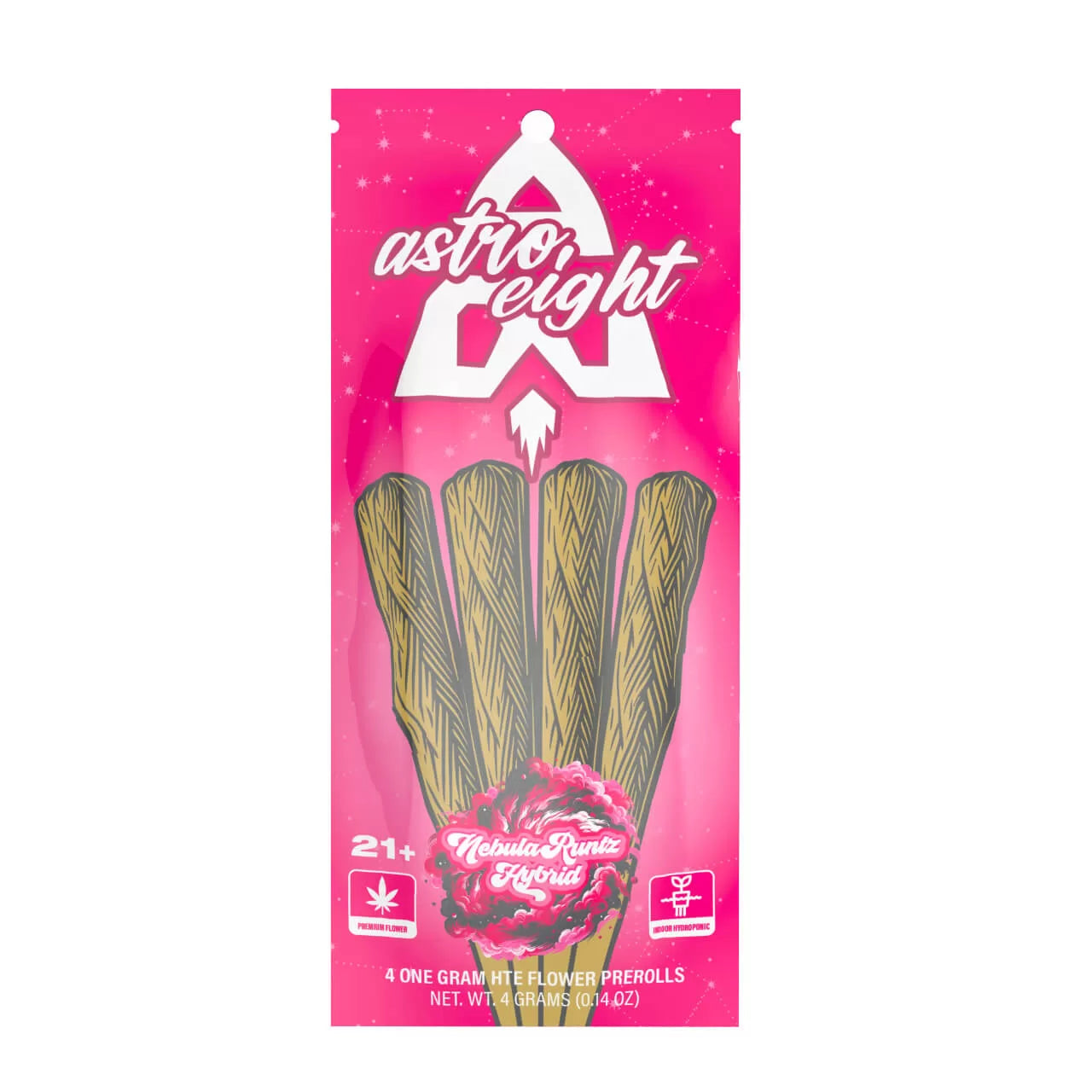4 1g Astro Eight pre-rolls