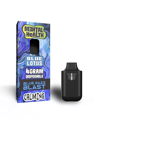 Mental Health Blue Lotus Disposable Vape 4G THC Free – Big D CBD