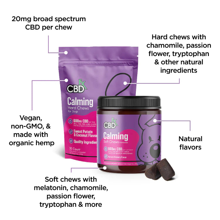 CBDFX Soft Chews for Dogs | 600mg CBD