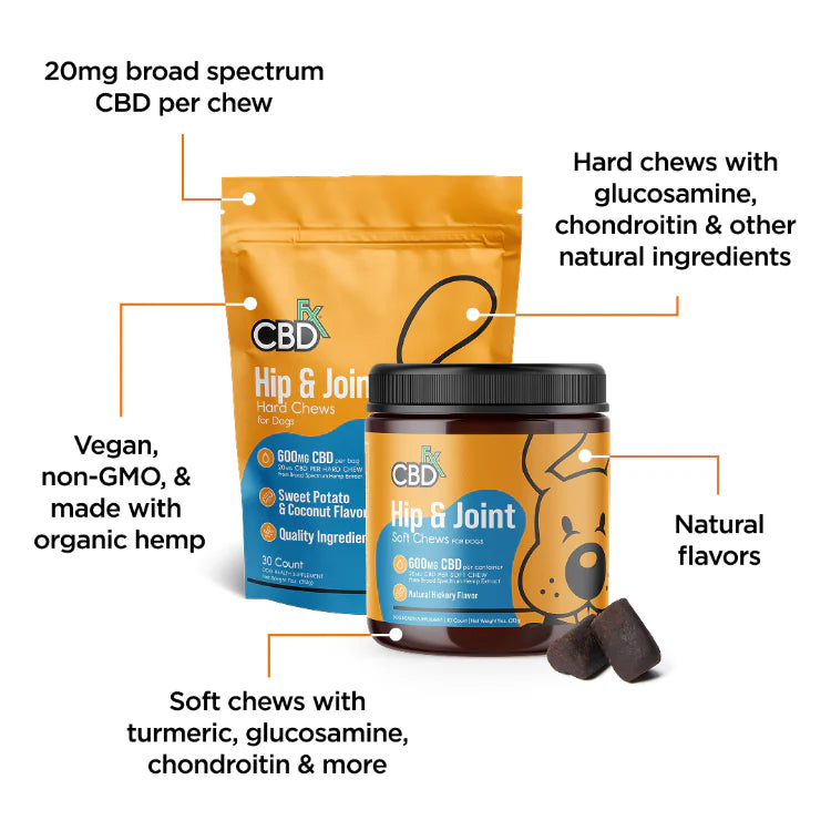 CBDFX Soft Chews for Dogs | 600mg CBD