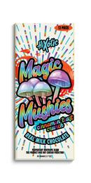 HiXotic Magic Mushies Nootropic Mushroom Chocolate Bar 12 Pieces