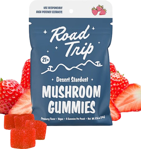 Road Trip Desert Stardust Mushroom Gummies | 8 Pack | 14,000mg