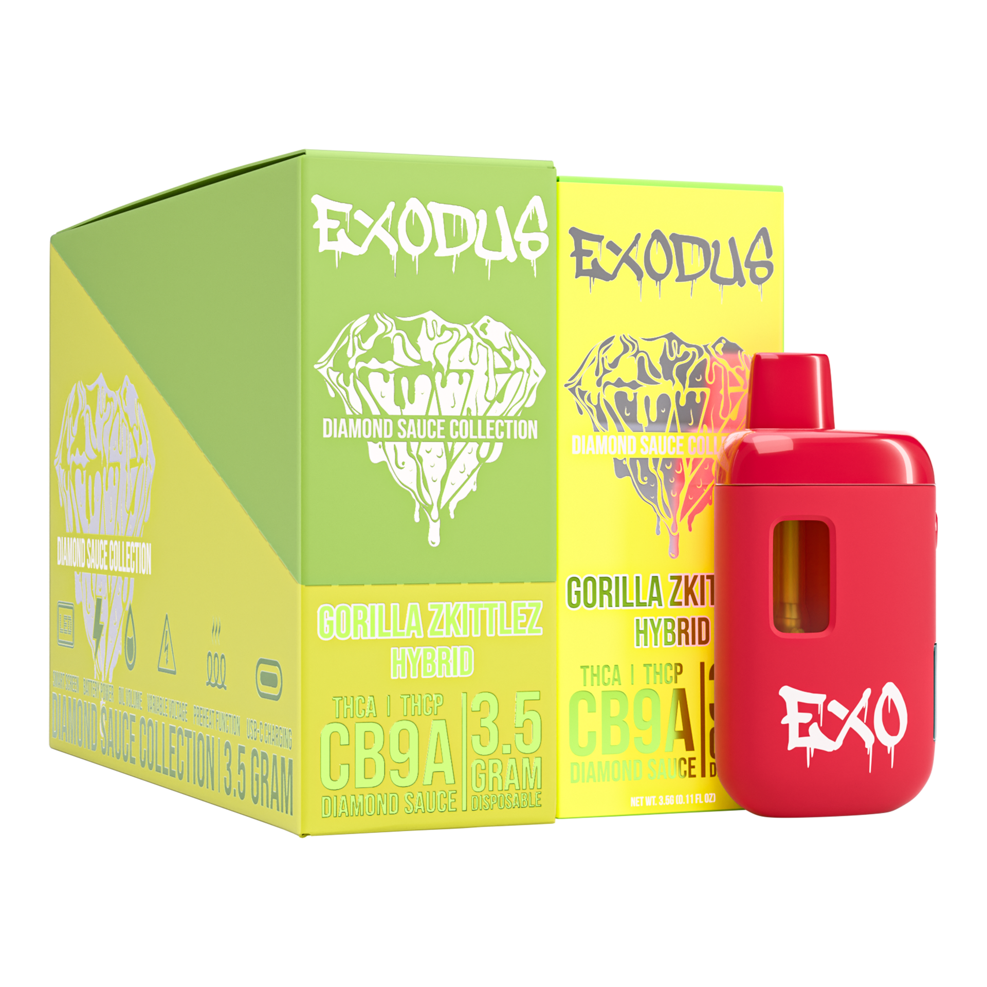 exodus 3.5gram rechargeable 