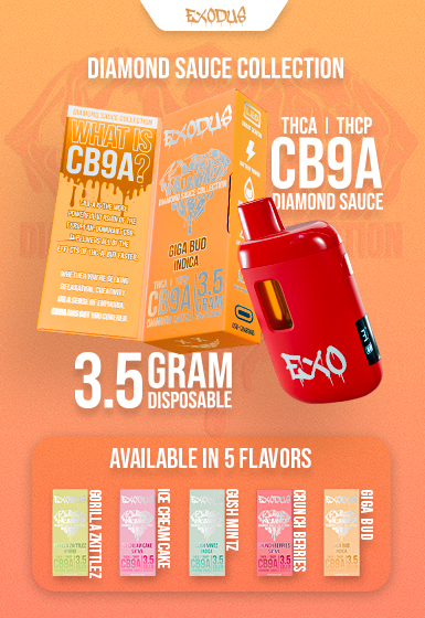 Exodus Diamond Sauce Collection 3.5G Disposable