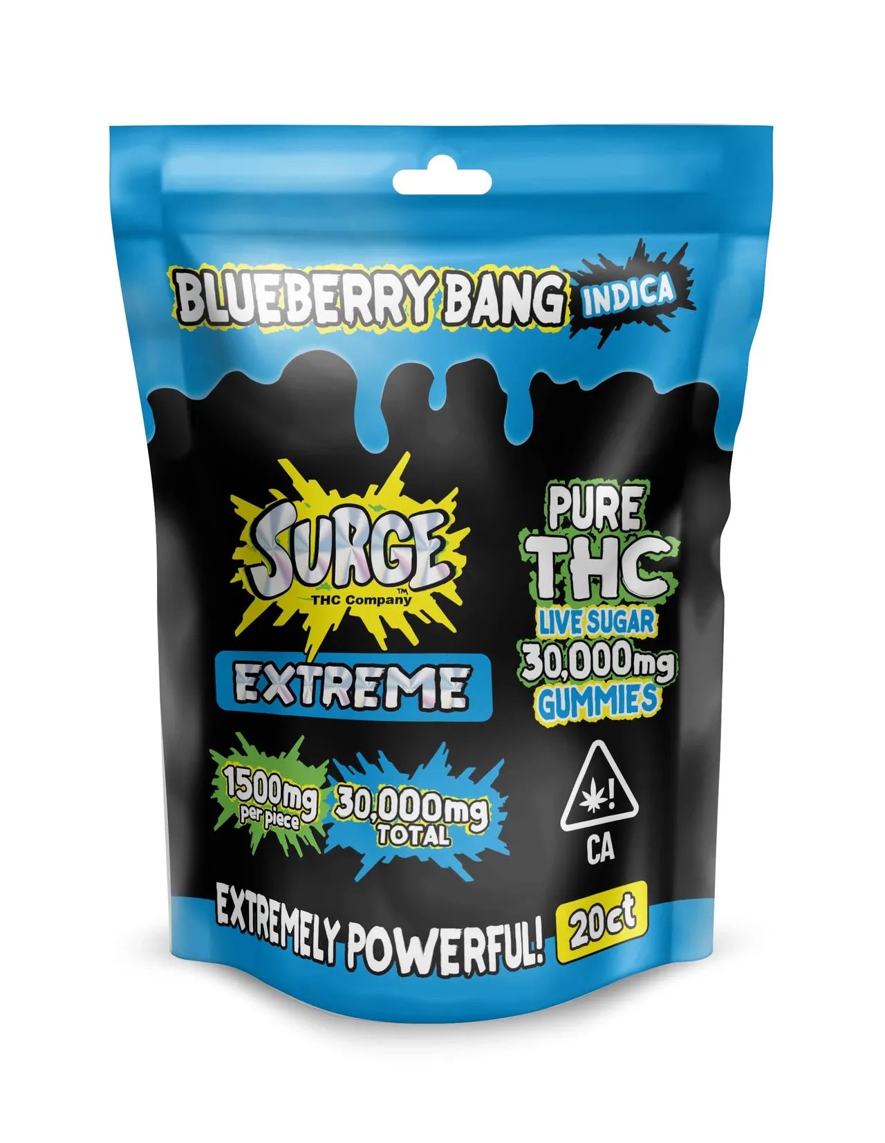 Surge EXTREME Pure THC Gummies | 30,000MG Live Sugar