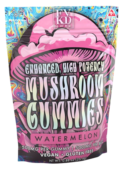 VEGAN AND GLUTEN FREE MUSHROOM GUMMIES BY FVKD