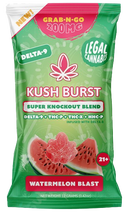 Kush Burst Grab-N-Go 200mg THC Gummies with D9 THC-P THC-X & HHC-P