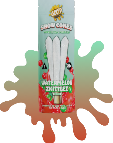 **CLEARANCE GOO'D Extracts Snow Cones | Premium 1G THC-A Pre-rolls | 3 pack