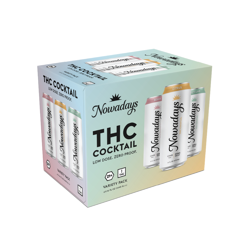 NOWADAYS THC SELTZER COCKTAIL 10MG LOW DOSE