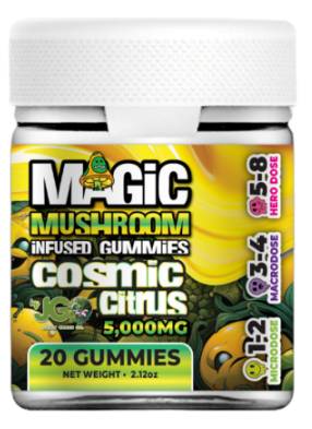 ** CLEARANCE JGO 5000mg Magic Mushroom Infused Gummies | 20 Count **