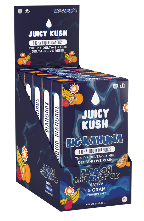 **CLEARANCE (non refundable) Juicy Kush Big Kahuna THC-A Liquid Diamonds 5G Disposable