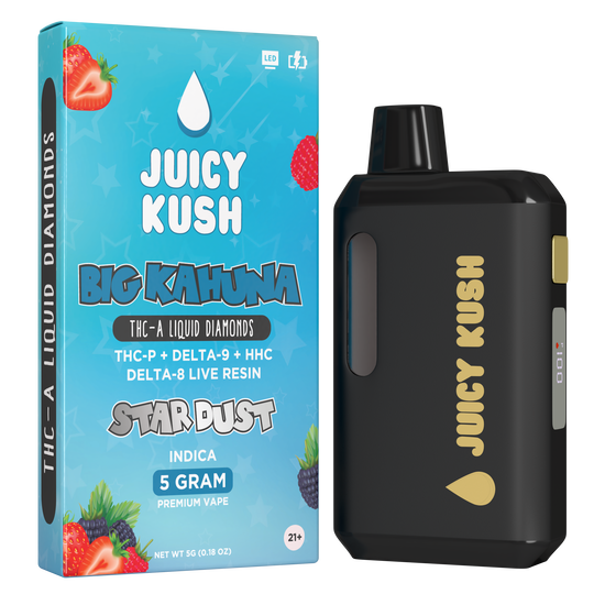 **CLEARANCE (non refundable) Juicy Kush Big Kahuna THC-A Liquid Diamonds 5G Disposable