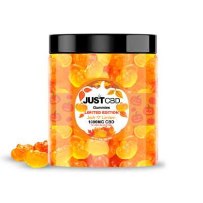 Just CBD Hemp Infused CBD Gummies 1000mg Fruity CBD Edibles Jar