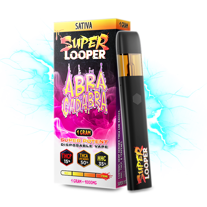 Looper - Super Looper (THC-P+THC-A+HHC) - Hemp Disposables (1g) - MK Distro