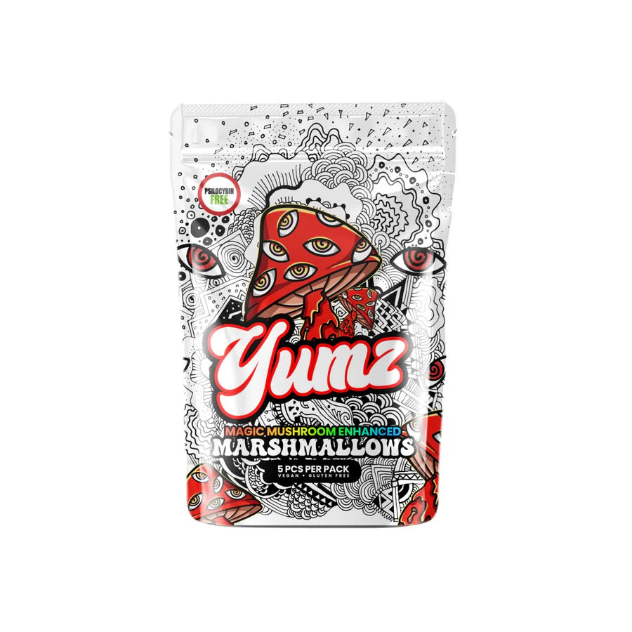 YUMZ Magic Nootropic Mushroom Gummies 5 Pack Vegan Focus Gummies
