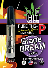 Pure THC-P Live Rosin Diamond cart