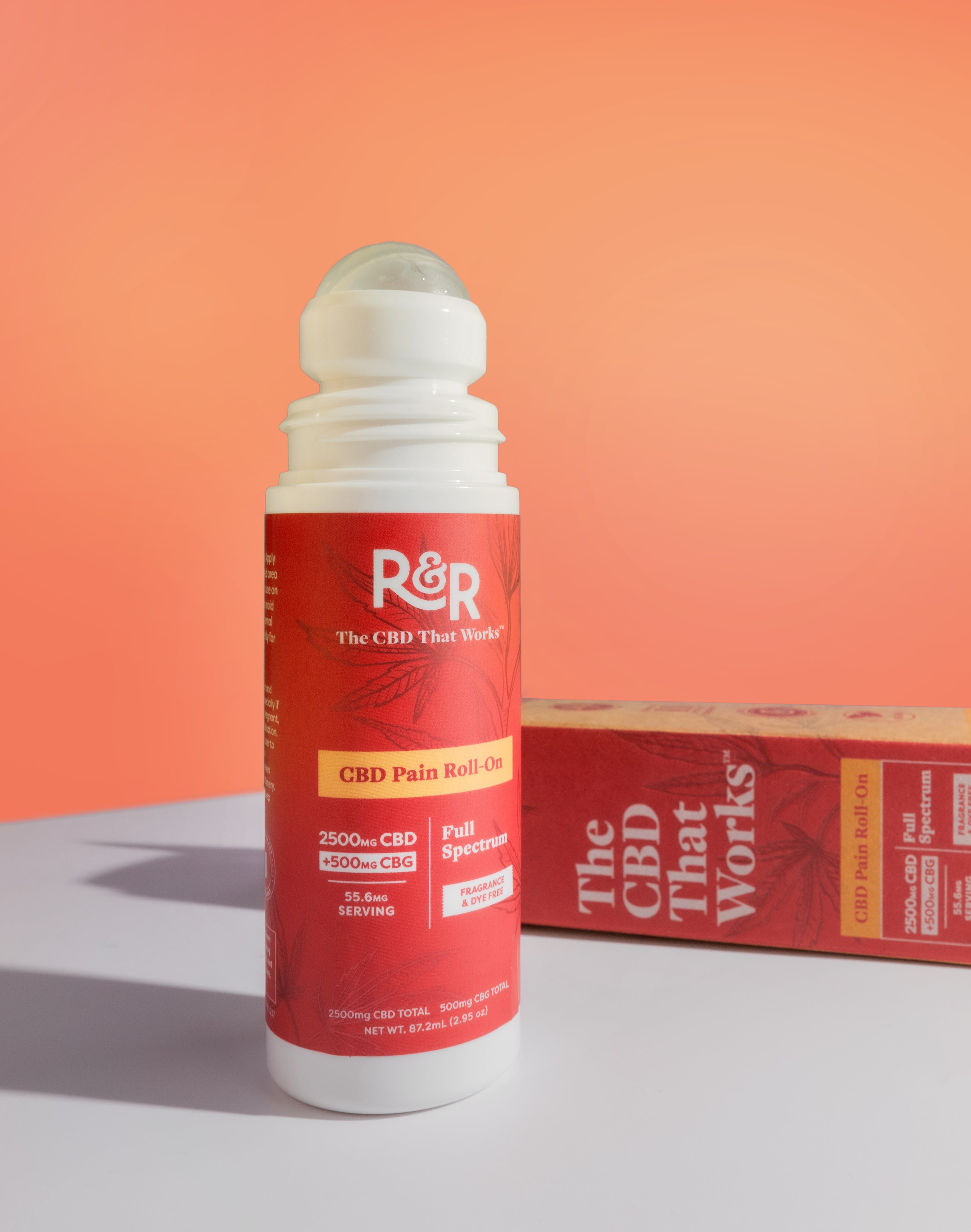 R&R 2500mg CBD Pain Roll-On Full Spectrum