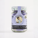 Blazy Susan Xtra Slim Carbon Filters 5.9mm 100 Filters Coconut Carbon