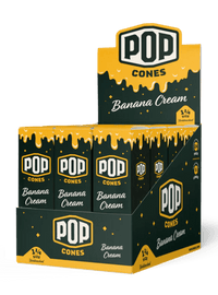 Pop Ultra Thin 1 1/4" Pre Rolled Cones 24pk Display 6 Cones Per Pk