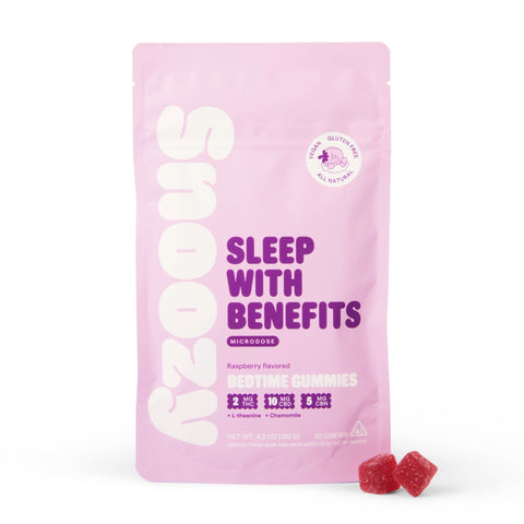 Snoozy Delta 9 Vegan Gluten Free Gummies 200MG 20ct