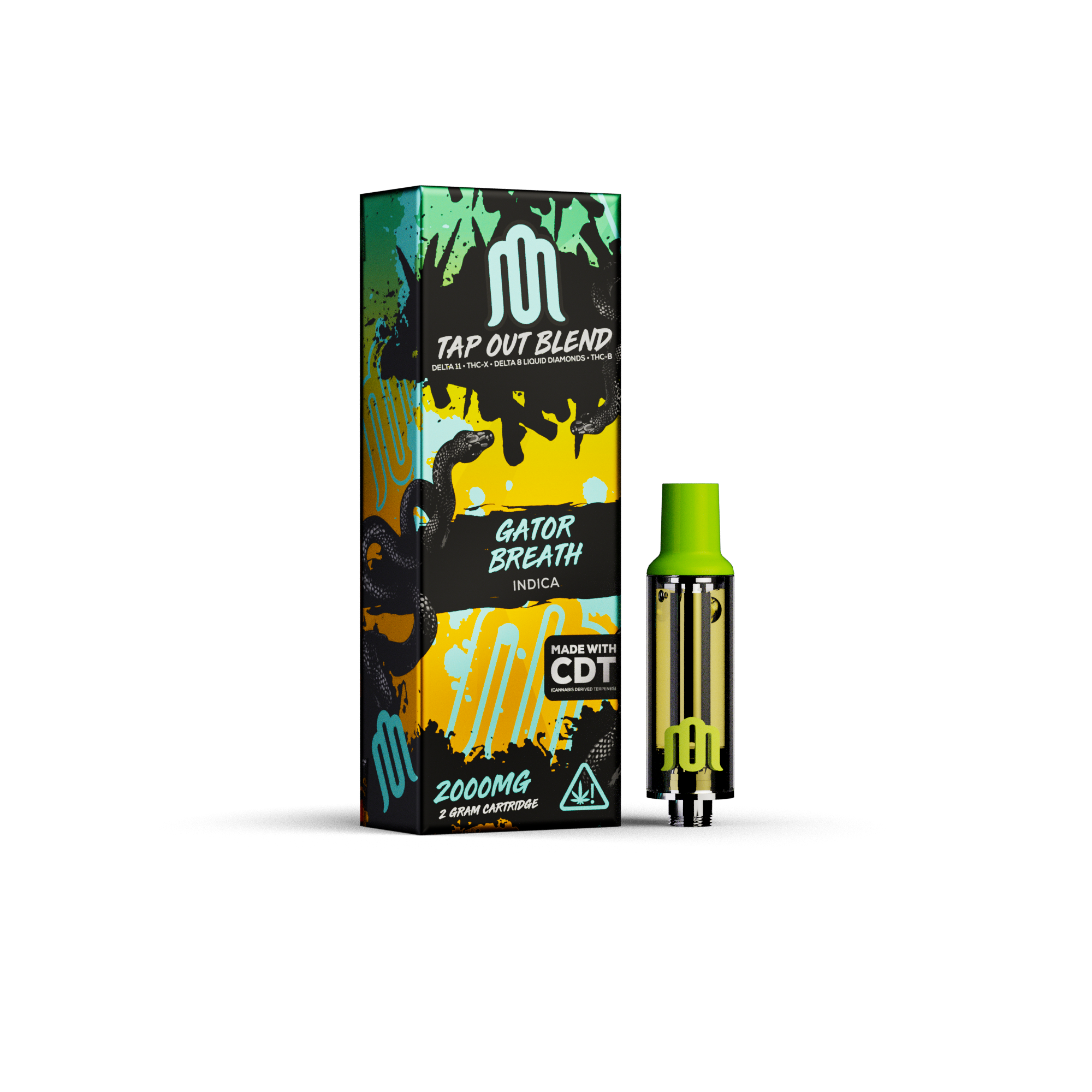 MODUS - Tap Out Blend 2.0 (D11 + THC-A + D8 Liquid Diamonds) - Hemp Cartridges (2g x 5) - MK Distro
