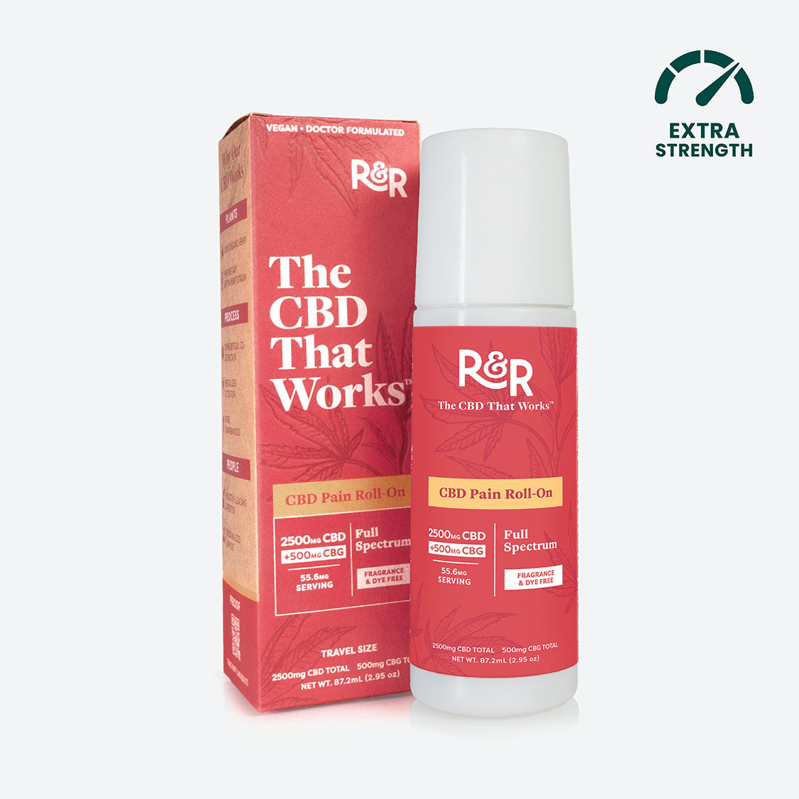 R&R 2500mg CBD Pain Roll-On