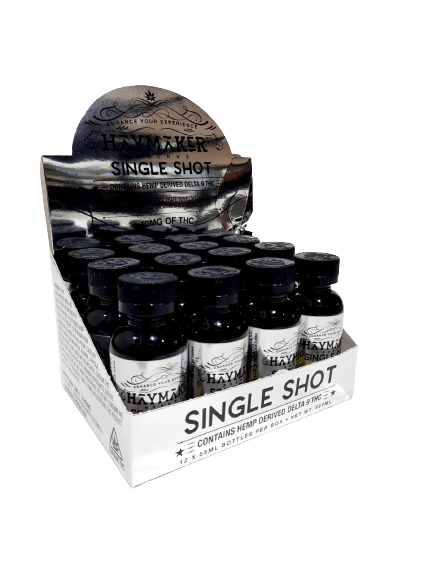 Haymaker’s Reserve Lemon Twist Delta 9 & Delta 8 Shot 40MG