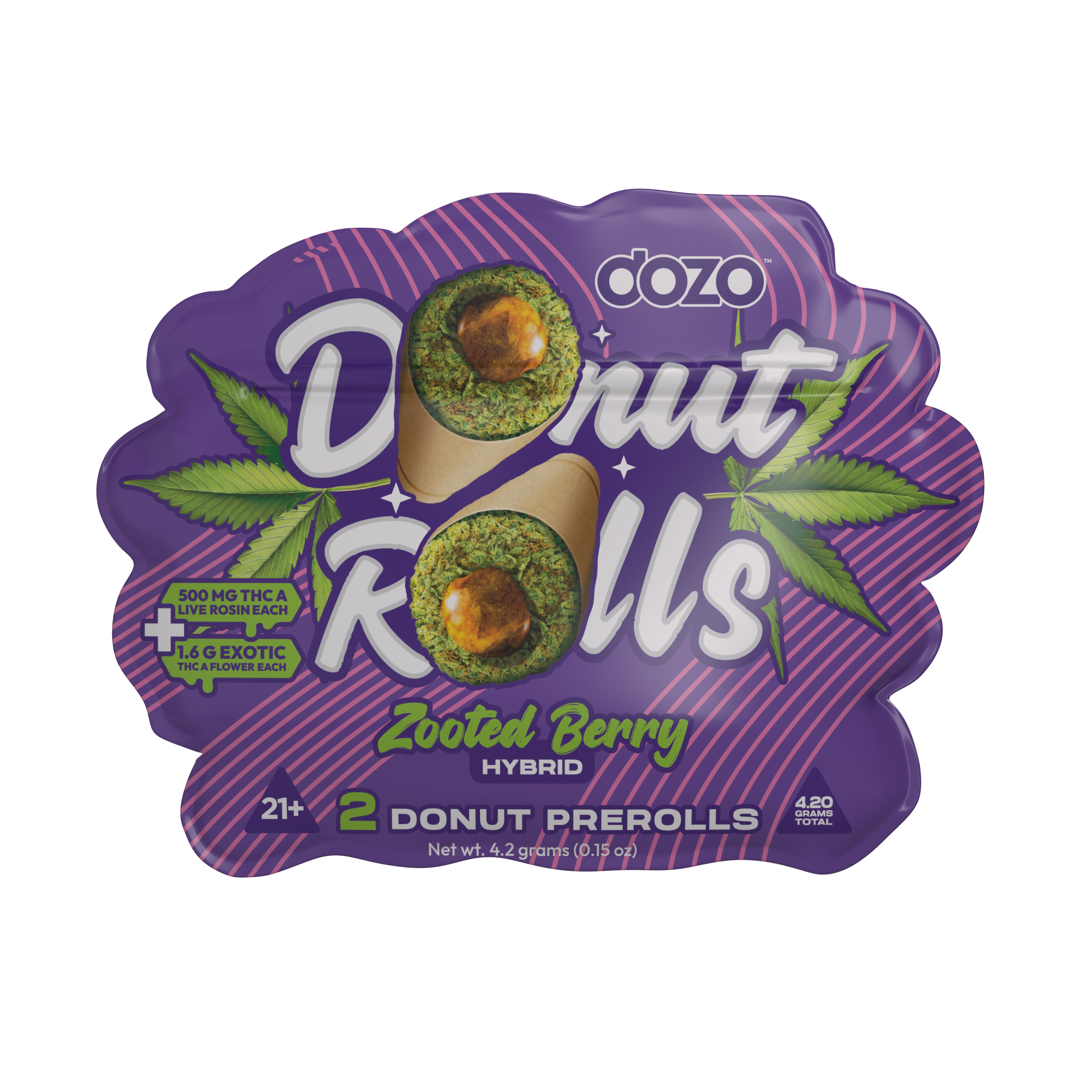 Dozo Donut THC-A Live Rosin Pre Rolls 4.2G