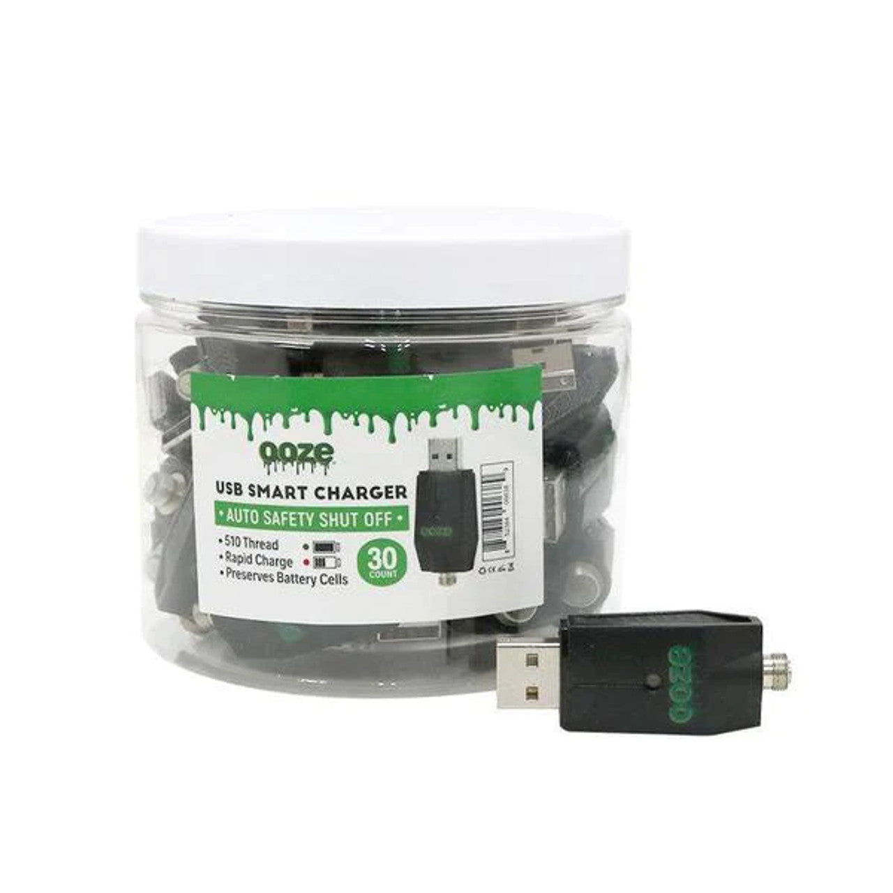 Ooze USB 510 Battery Charger with Overcharge Protection