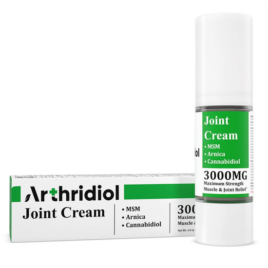 Arthridiol 3000mg Joint Cream with MSM | Arnica | CBD