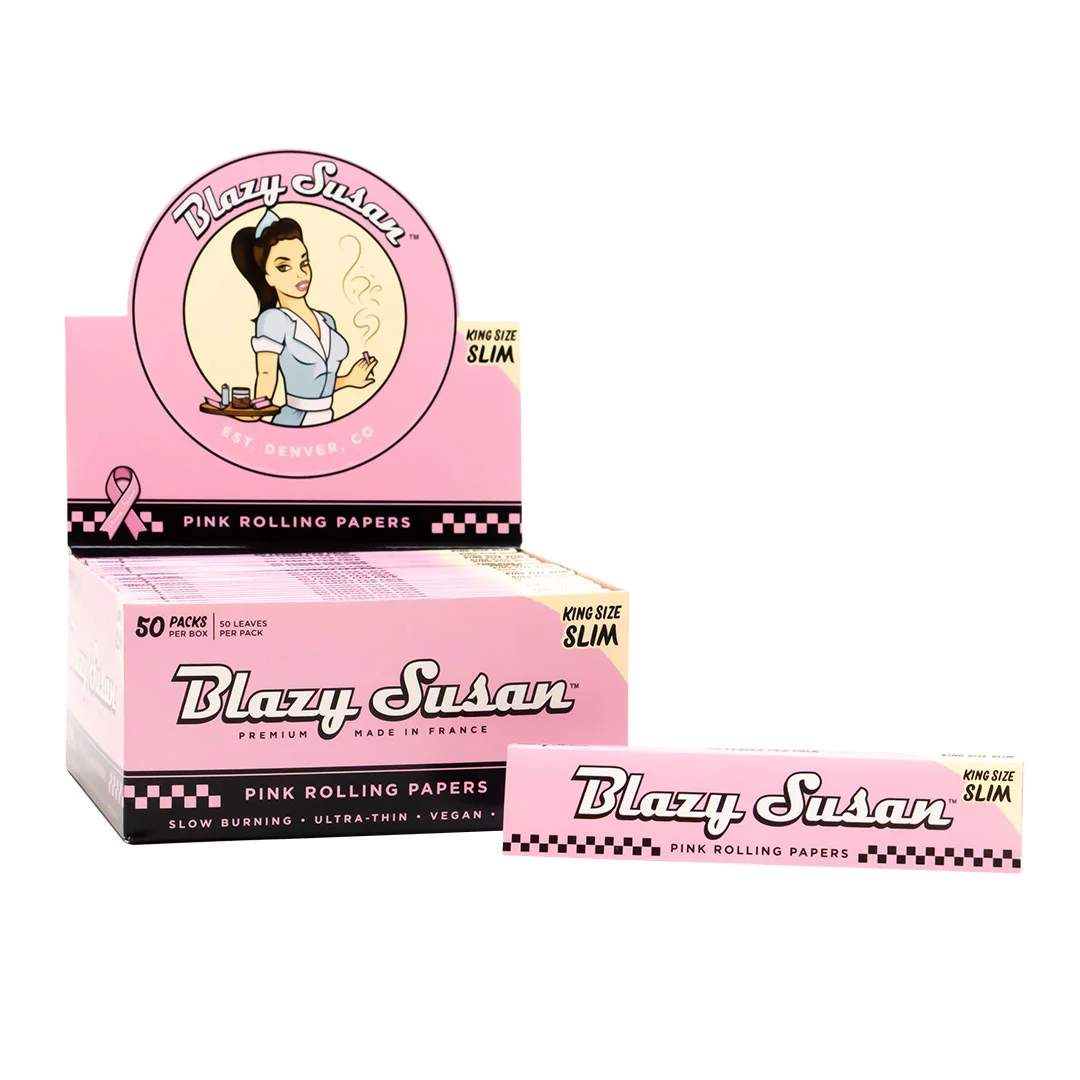 Blazy Susan Ultra Thin King Size Slim Rolling Papers 50pk Box