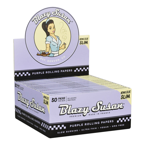 Blazy Susan Ultra Thin King Size Slim Rolling Papers 50pk Box