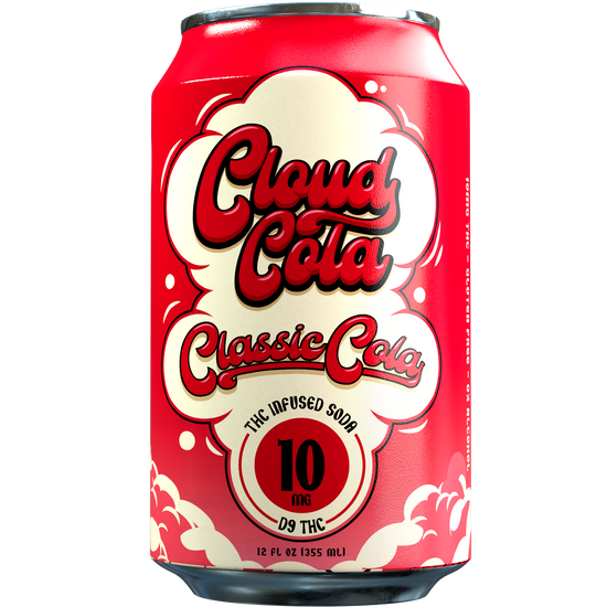 Cloud Cola THC Infused Soda 4 Pack / 6 Pack (10mg Per Can)