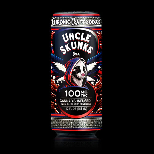 Uncle Skunks Chronic Craft Sodas | 100MG THC 12FL.