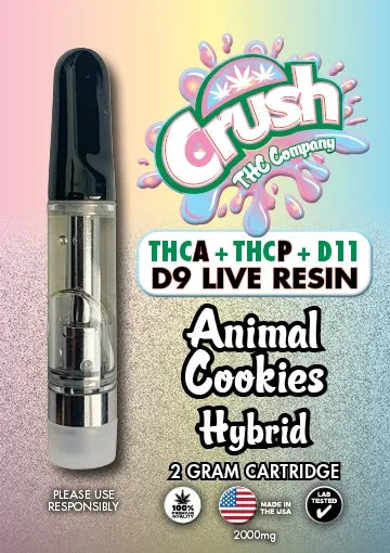Crush 2 Gram Cartridge with THC-A + THC-P +D11 + D9 Live Resin