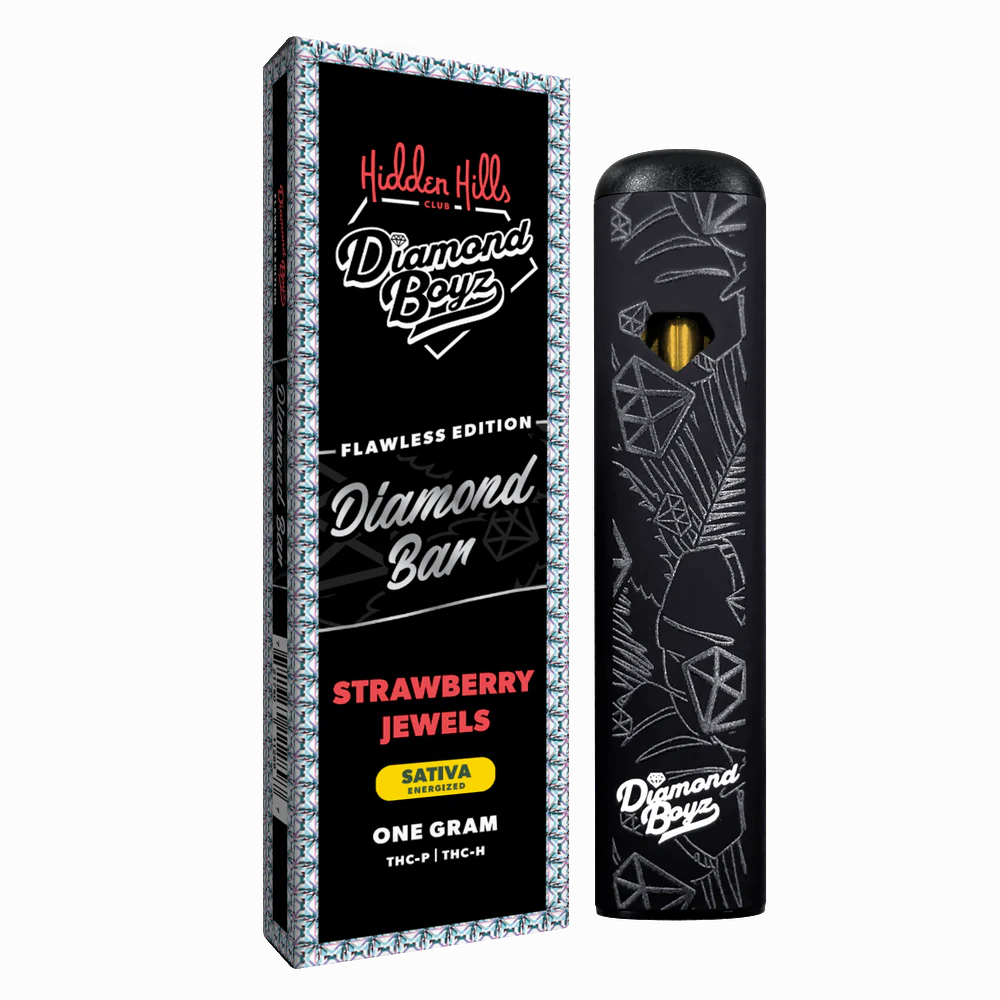Hidden Hills Diamond Boys Flawless Edition Diamond Bar 1 Gram THC-P THC-A Disposable Vape