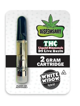 Dispensary Delta 9 THC Liquid Diamonds Live Resin 2G Cart