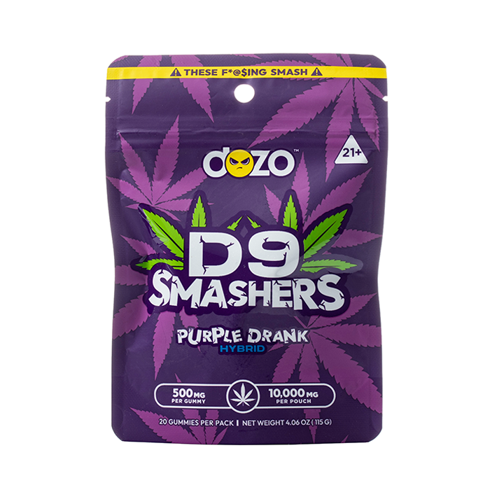 DOZO D9 Smashers Gummies 10000mg Live Resin 20ct