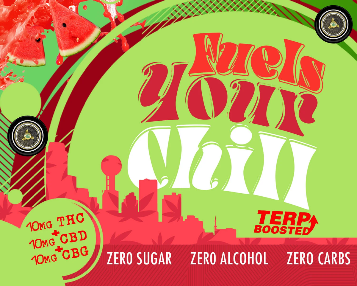 Ease Up THC Seltzer by Oak Cliff Cultivators