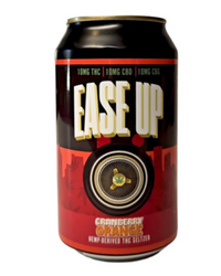 Ease Up THC CBD CBG Seltzer Sparkling Water Beverage 4 Pack Ingredients