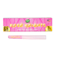 Endo Rose Heights Pink Pre Rolled Cones 24pk Box Display Natural Dye