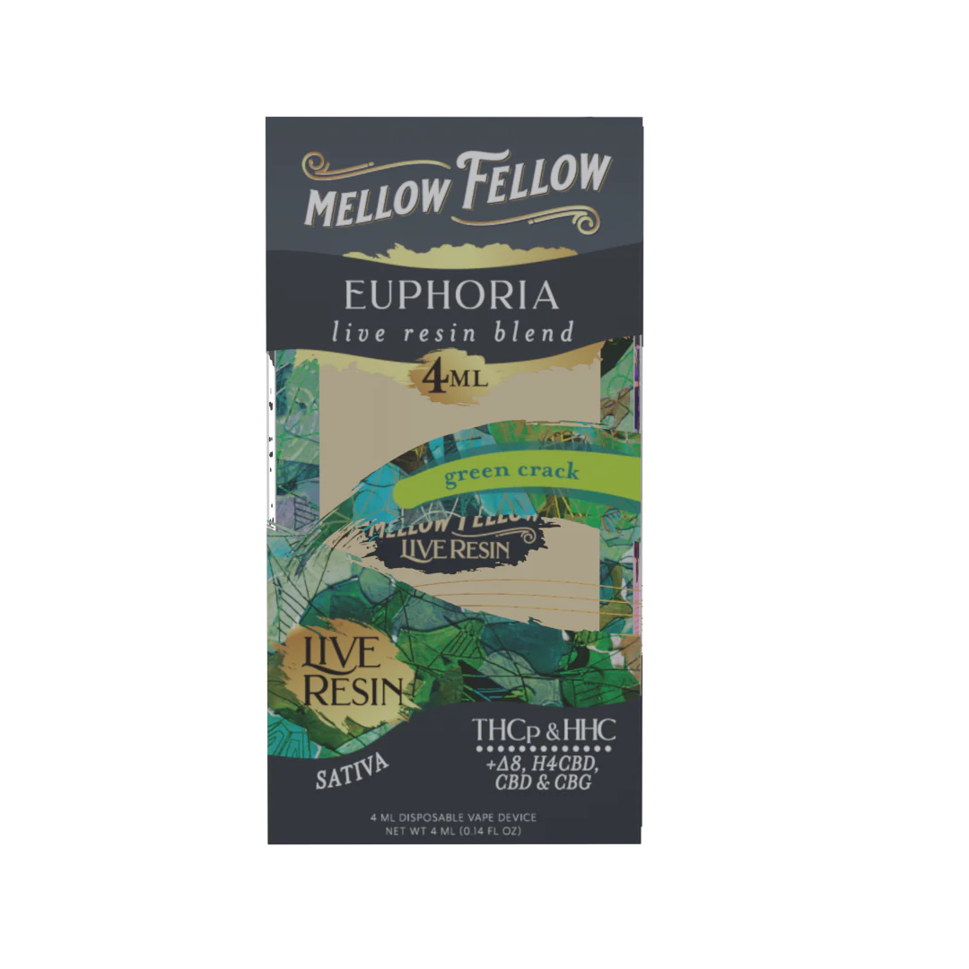 Mellow Fellow Live Resin Blend 4ml Rechargeable Disposable Vapes – Big ...