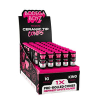 Bodega Boyz King Size Ceramic Tip Cones 50pk Display 1 Cone Per Pk