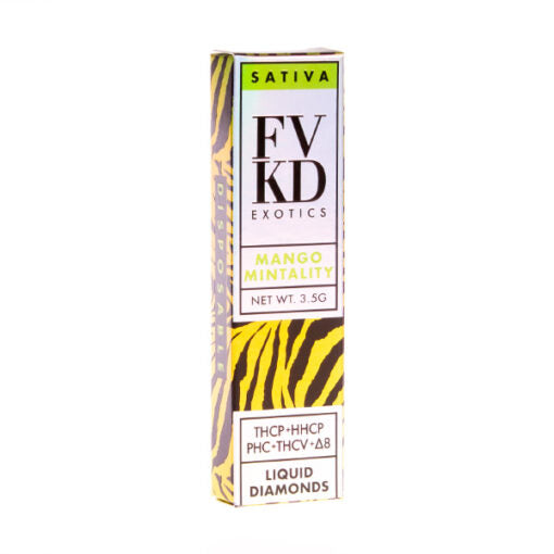 FVKD EXOTICS LIQUID DIAMONDS DISPOSABLE VAPE THC-A 3.5 GRAM