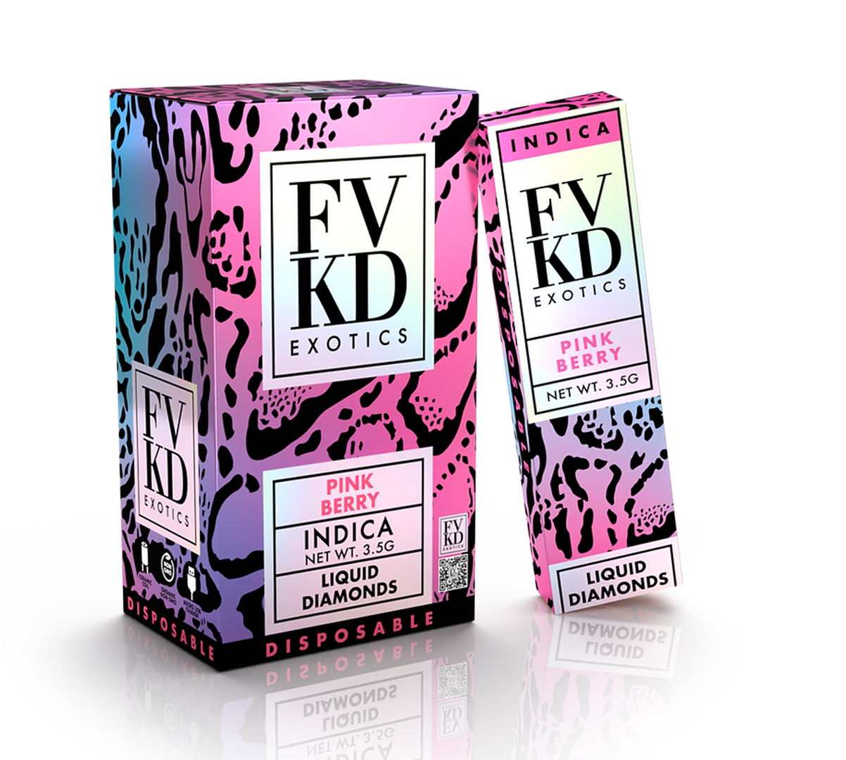 FVKD Exotics Liquid Diamonds 3.5 Gram Disposable Vape