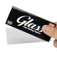 Luxe Glass Clear Rolling Papers 24pk Box Display Natural Rolling Papers