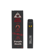 Delta Distillery Grim Reefer Series 2ml THC-A Disposable Vape Purple Death