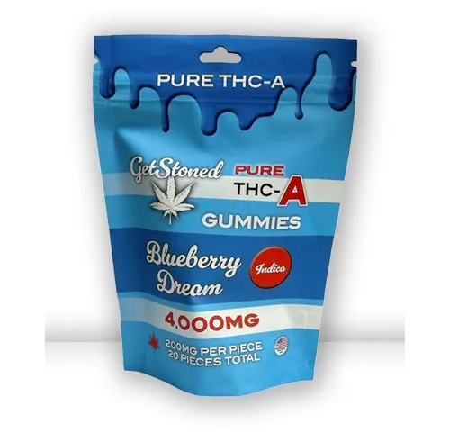 Get Stoned Pure THC-A Gummies 4,000mg | 20 Pack – Big D CBD